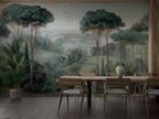 Woodland Forest Peel and Stick Wallpaper, Serene Forest Landscape Wal Mural