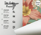 Large Floral Peel & Stick Wallpaper: Bold Peony Wall Mural - View 5