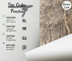 Vintage Forest Landscape Wallpaper: Antique Nature, Peel and Stick Wall Mural - View 6