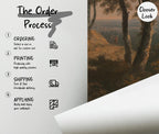 Vintage Landscape Wallpaper, Big Tree Peel and Stick Wallpaper - View 5