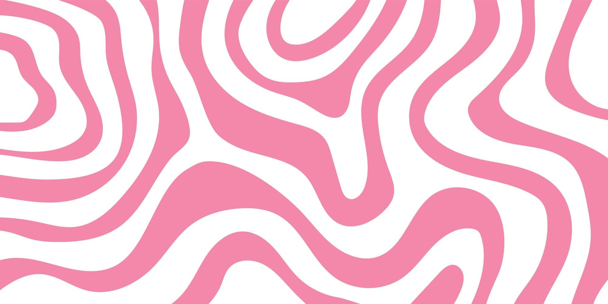 Pink Retro Geometric Wallpaper: Pink Color Peel and Stick Wall Mural - View 6