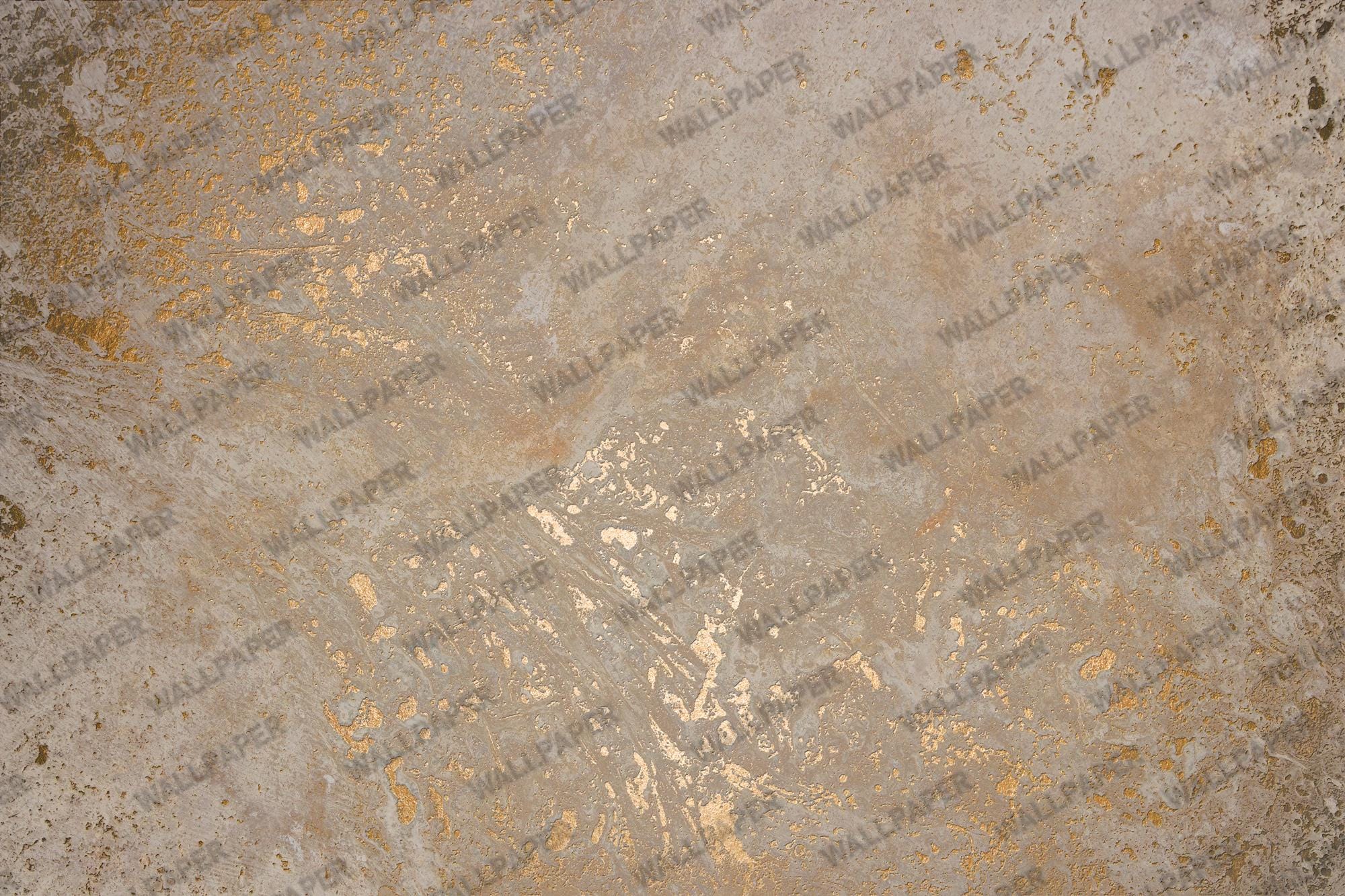 Beige Gold Textured Plaster Wallpaper: Peel and Stick Wall Mural - View 6
