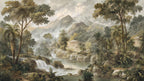 Romantic Classical Landscape Wallpaper: Peel and Stick Wall Mural - View 6