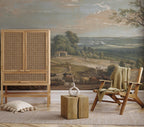 Vintage Countryside Peel and Stick Wallpaper, Landscape Wall Mural - View 6