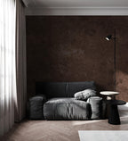 Brown Concrete Texture Wallpaper: Industrial Peel and Stick Wall Mural - View 4