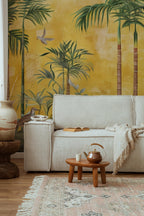 Tropical Jungle Animals Wallpaper: Peel and Stick Wall Mural - View 4