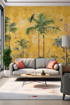 Tropical Jungle Animals Wallpaper: Peel and Stick Wall Mural - View 6