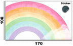 Rainbow Nursery Wallpaper, Kids Room Peel and Stick Wall Art - View 7