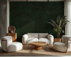 Emerald Green Concrete Texture Wallpaper: Peel and Stick Wall Mural - View 3