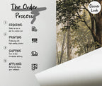 Woodland Wallpaper, Forest Path Mural, Scenic Nature Decor, Custom Size - View 6
