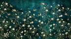 Bird Botanical Wallpaper - Dark Green Garden Wall Mural - Peel and Stick Wall - View 2