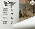 Pastoral Landscape Wallpaper-Countryside Wall Mural-Custom Size Wallpaper - View 6