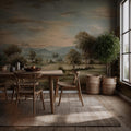 Pastoral Landscape Wallpaper-Countryside Wall Mural-Custom Size Wallpaper