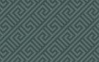Dark Green Greek Key Wallpaper : Geometric Maze Pattern - flat design