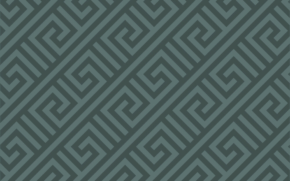 Greek Key Wallpaper : Black And Gold Meander Pattern - View 5