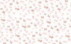 Pink Butterfly Wallpaper : Kids Pastel Butterflies Pattern - View 2
